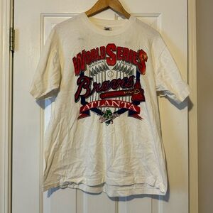 Vintage 1991 Atlanta Braves World Series T-Shirt | Single Stitch | 0322